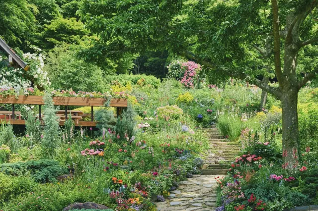 The concept garden of Kobe Nunobiki Herb Gardens: Four Seasons Garden—The Relaxation Garden
神戸布引ハーブ園／ロープウェイ