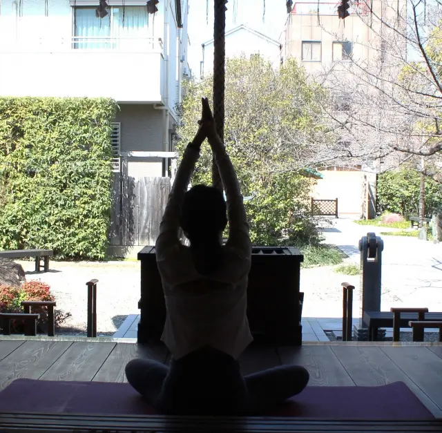 Yoga session