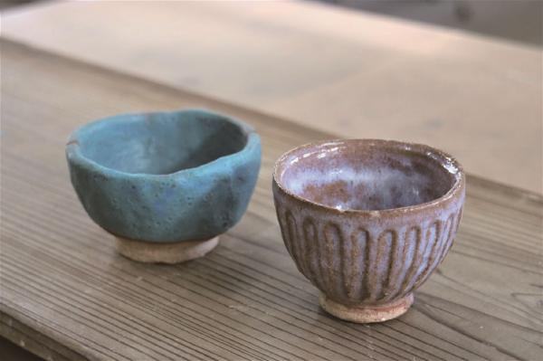 古越前　越前焼　ぐい呑　盃　灰釉　１客 越前焼】踏青舎 縁起物 ぐい呑「めでた盃 亀」伝統 工芸品 陶器 日用品