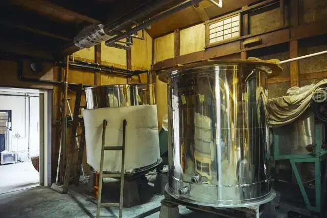 メインで使用しているステンレス製の仕込みタンク。