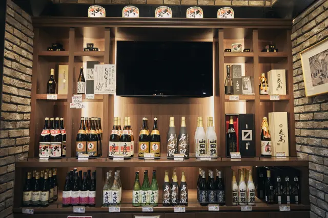 日本酒のラインナップ