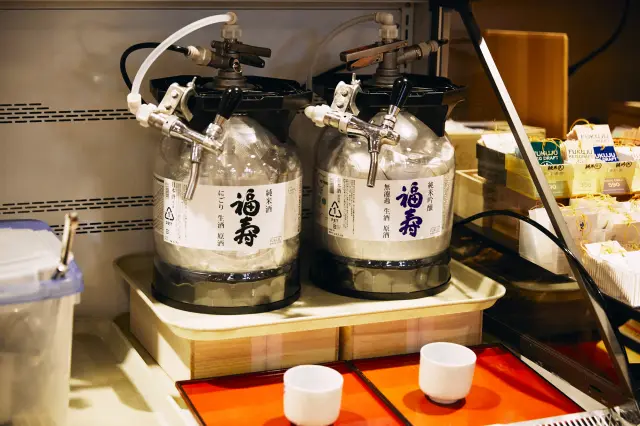 蔵元限定の量り売り販売の日本酒。