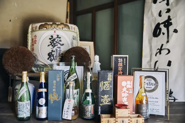 老松酒造の日本酒ラインナップ。
事務所にて購入することが可能。