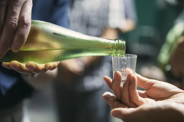 試飲体験。