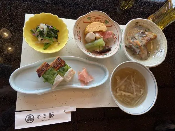 Dishes recreating what was served to samurai around 200 years ago