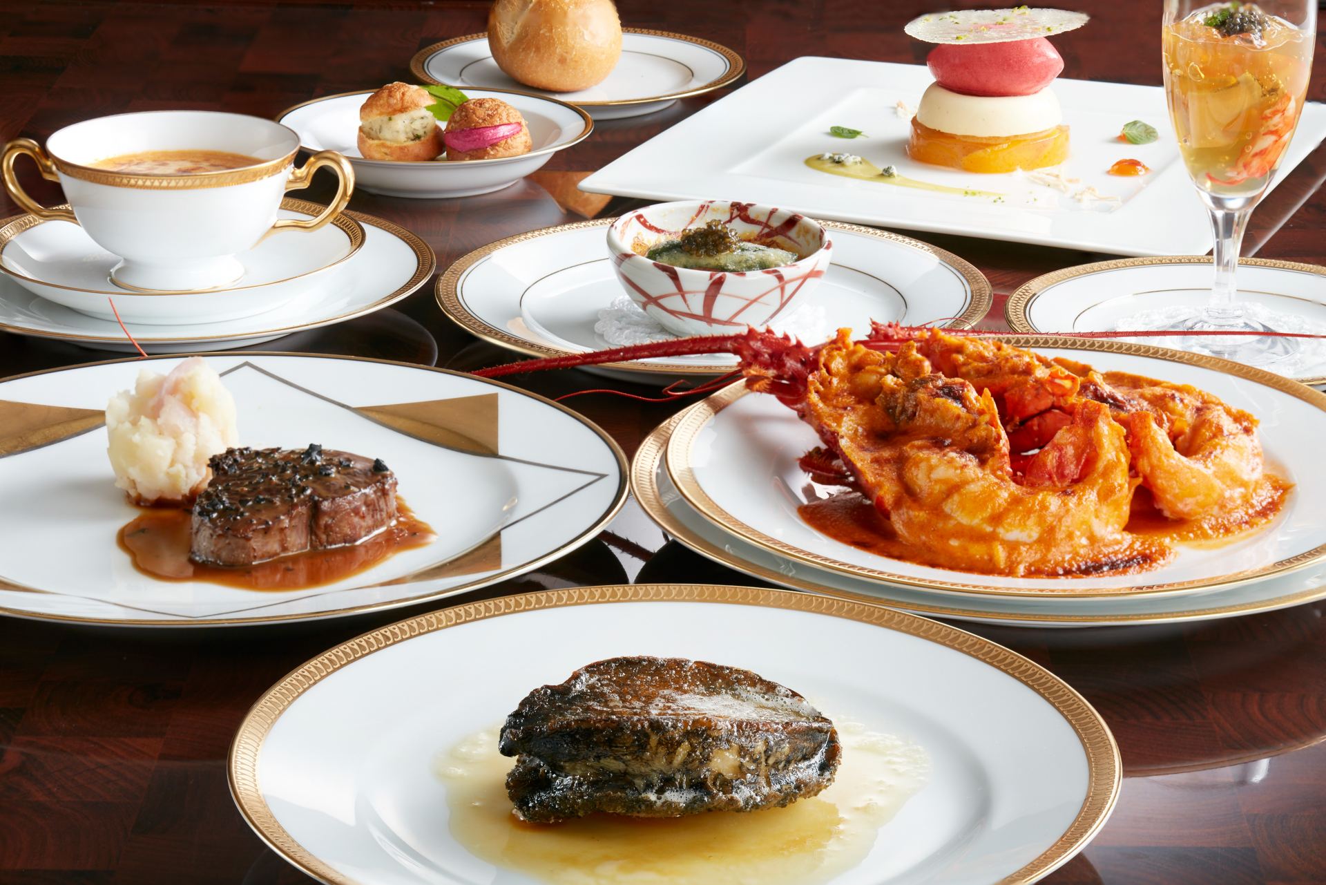 海の幸フランス料理「優雅なる晩餐」コース