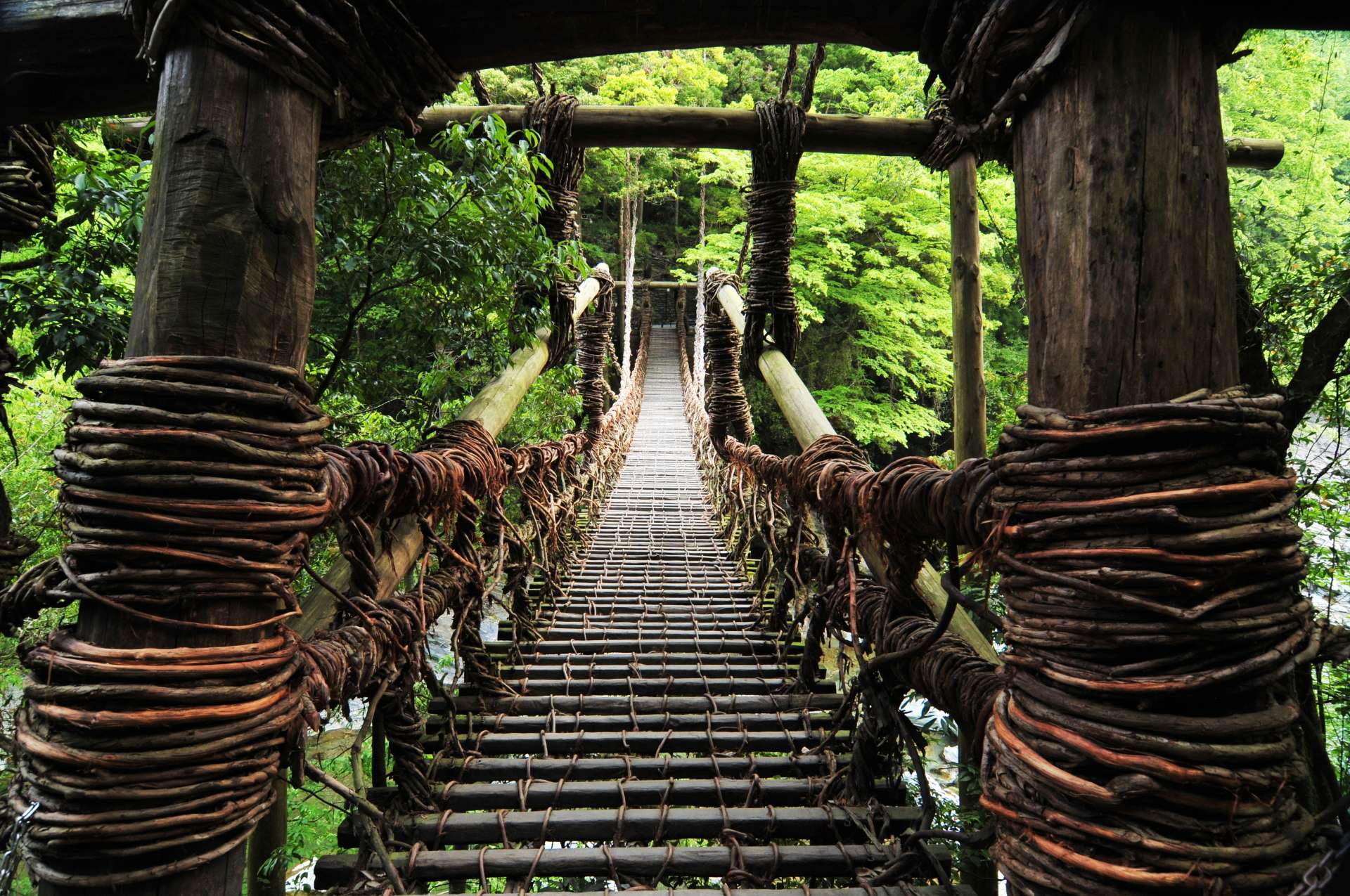 徳島県】徳島うだつと祖谷かずら橋で心躍る体験を。美馬和傘作り体験や