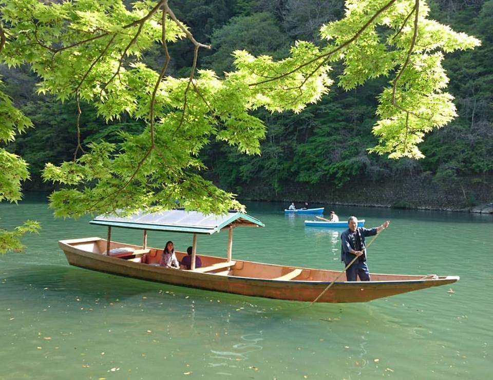 山々と川が織りなす四季折々の景色を、船に揺られながらゆるりと楽しんで。